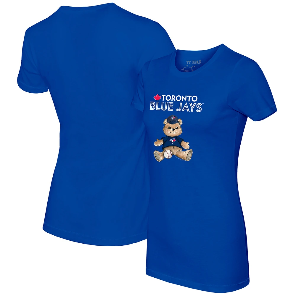 Women's Tiny Turnip Royal Toronto Blue Jays Teddy Boy T-Shirt