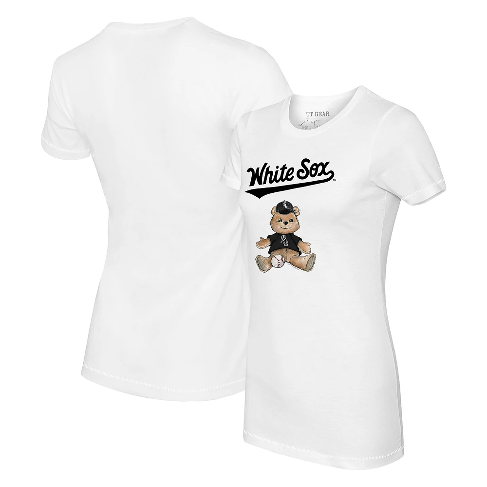 Women's Tiny Turnip White Chicago Sox Teddy Boy T-Shirt