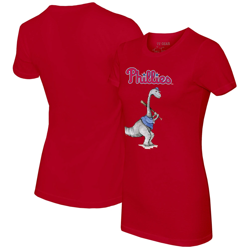 Women's Tiny Turnip Red Philadelphia Phillies Bronto T-Shirt
