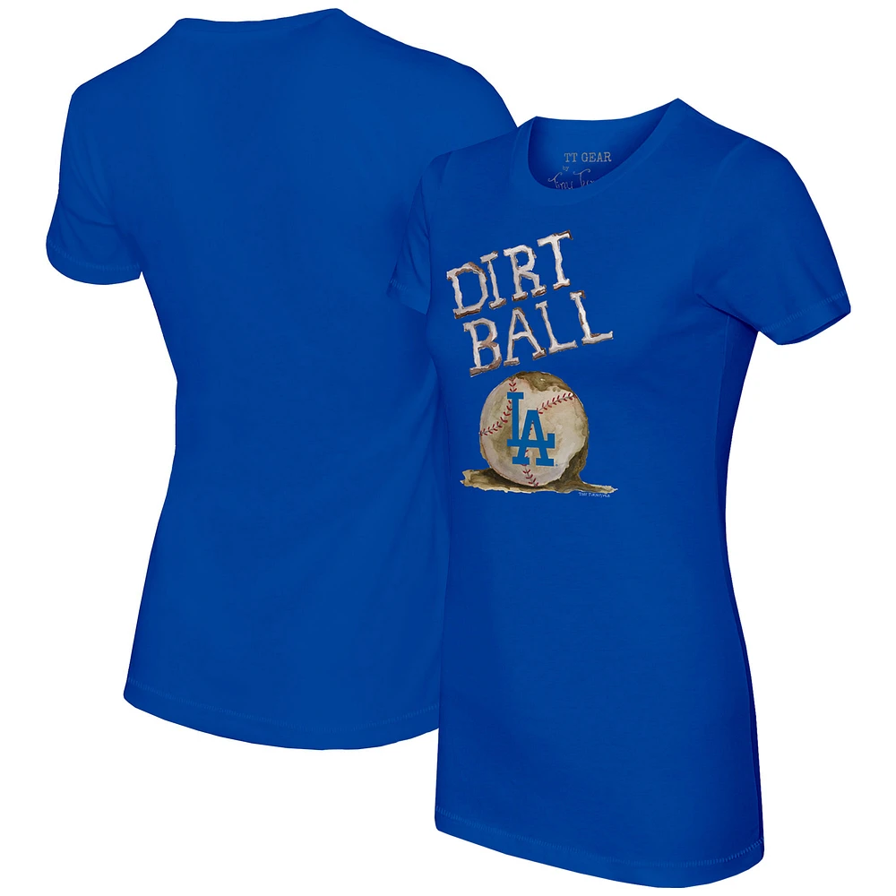 Women's Tiny Turnip Royal Los Angeles Dodgers Dirt Ball T-Shirt