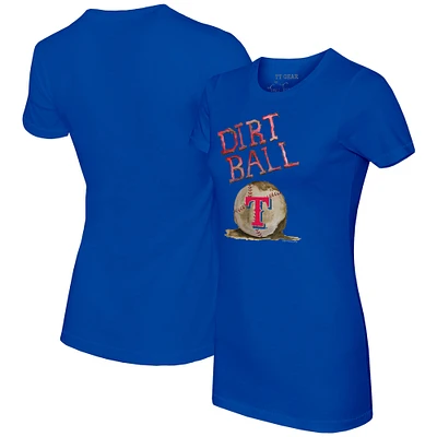 Women's Tiny Turnip Royal Texas Rangers Dirt Ball T-Shirt
