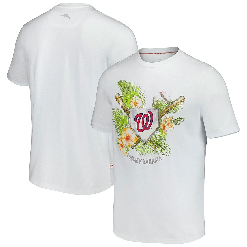 Men's Tommy Bahama White Washington Nationals Island League T-Shirt