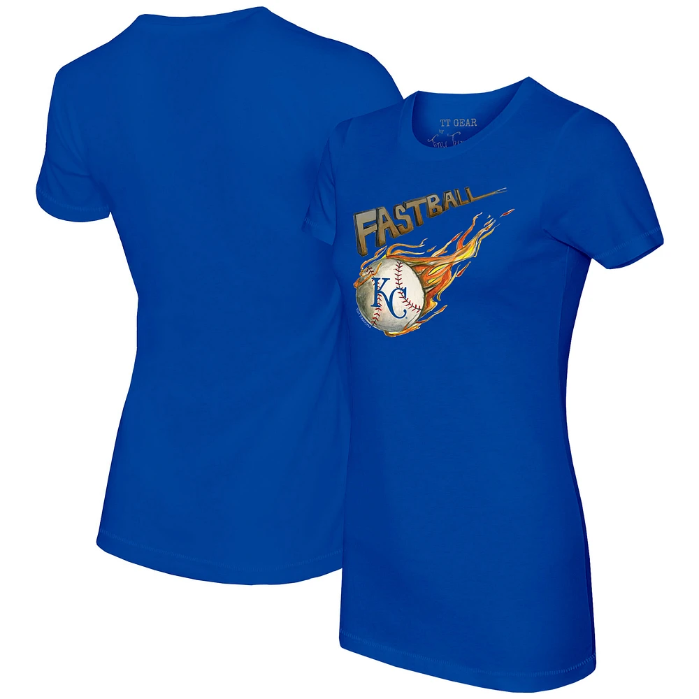 Women's Tiny Turnip Royal Kansas City Royals Fastball T-Shirt
