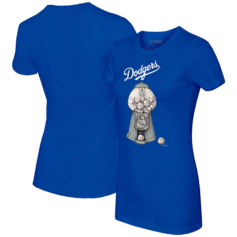 Women's Tiny Turnip Royal Los Angeles Dodgers Gumball Machine T-Shirt
