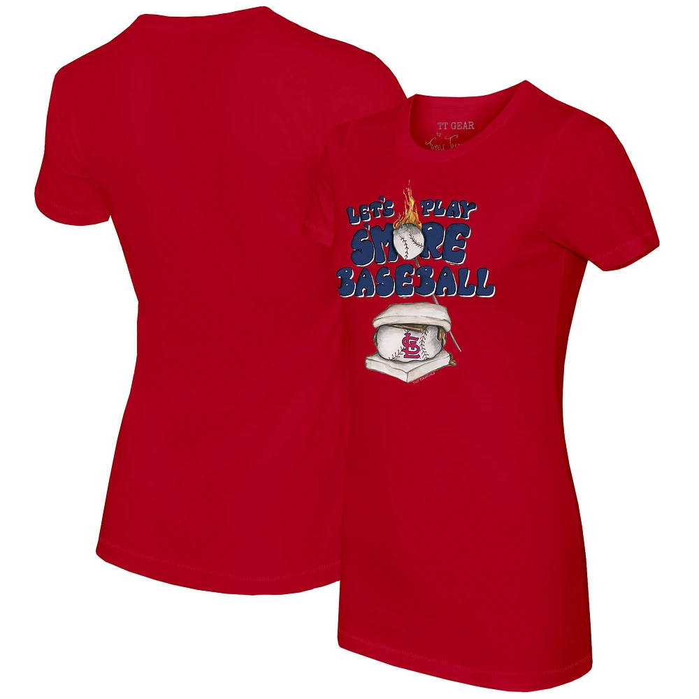 Women's Tiny Turnip Red St. Louis Cardinals Smores T-Shirt