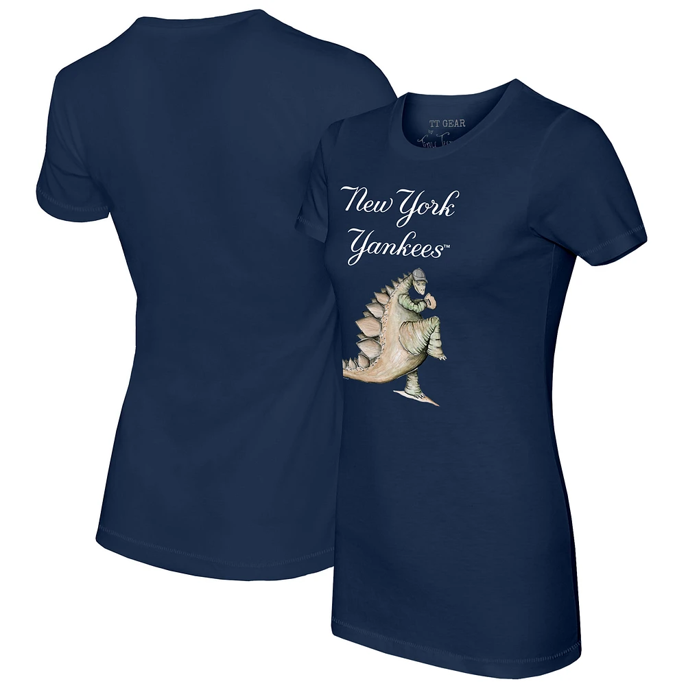 Women's Tiny Turnip Navy New York Yankees Stega T-Shirt