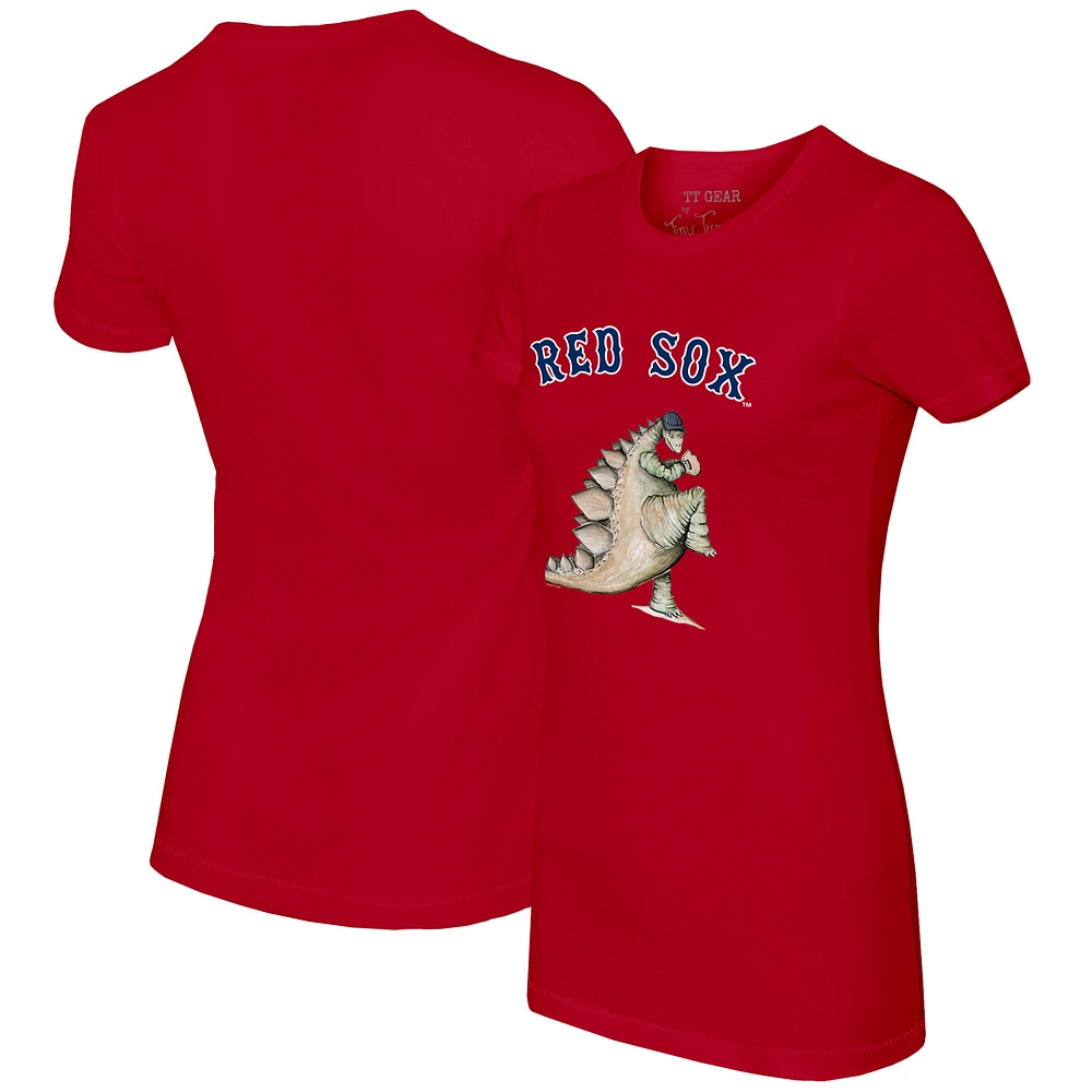 Women's Tiny Turnip Red Boston Sox Stega T-Shirt
