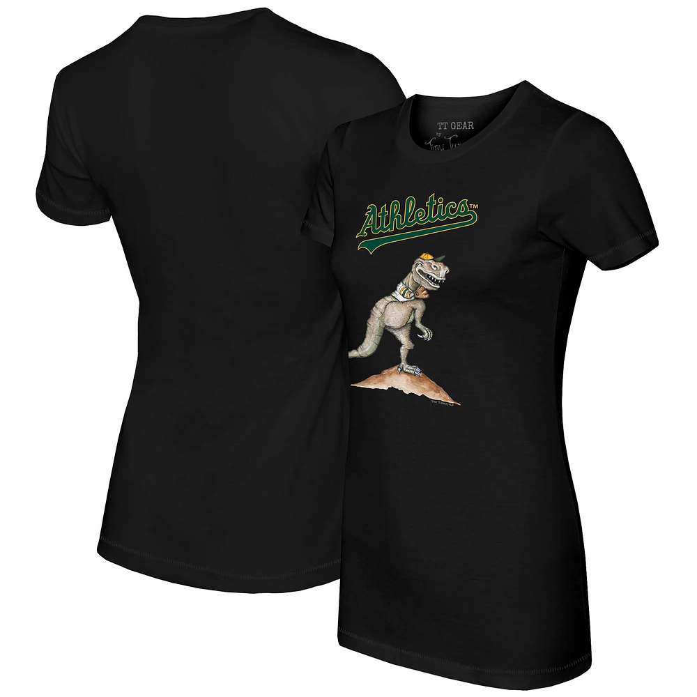 Women's Tiny Turnip Black Athletics TT Rex T-Shirt