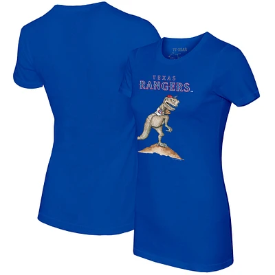 Women's Tiny Turnip Royal Texas Rangers TT Rex T-Shirt
