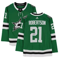 Jason Robertson Dallas Stars Autographed Kelly Green adidas Authentic Jersey