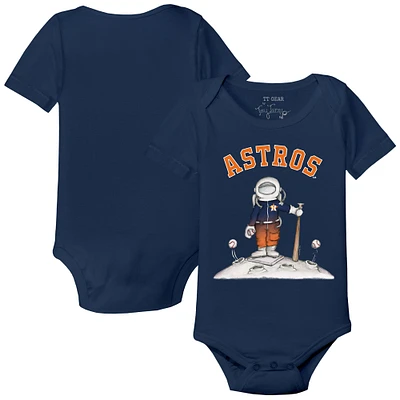 Infant Tiny Turnip Navy Houston Astros Astronaut Bodysuit