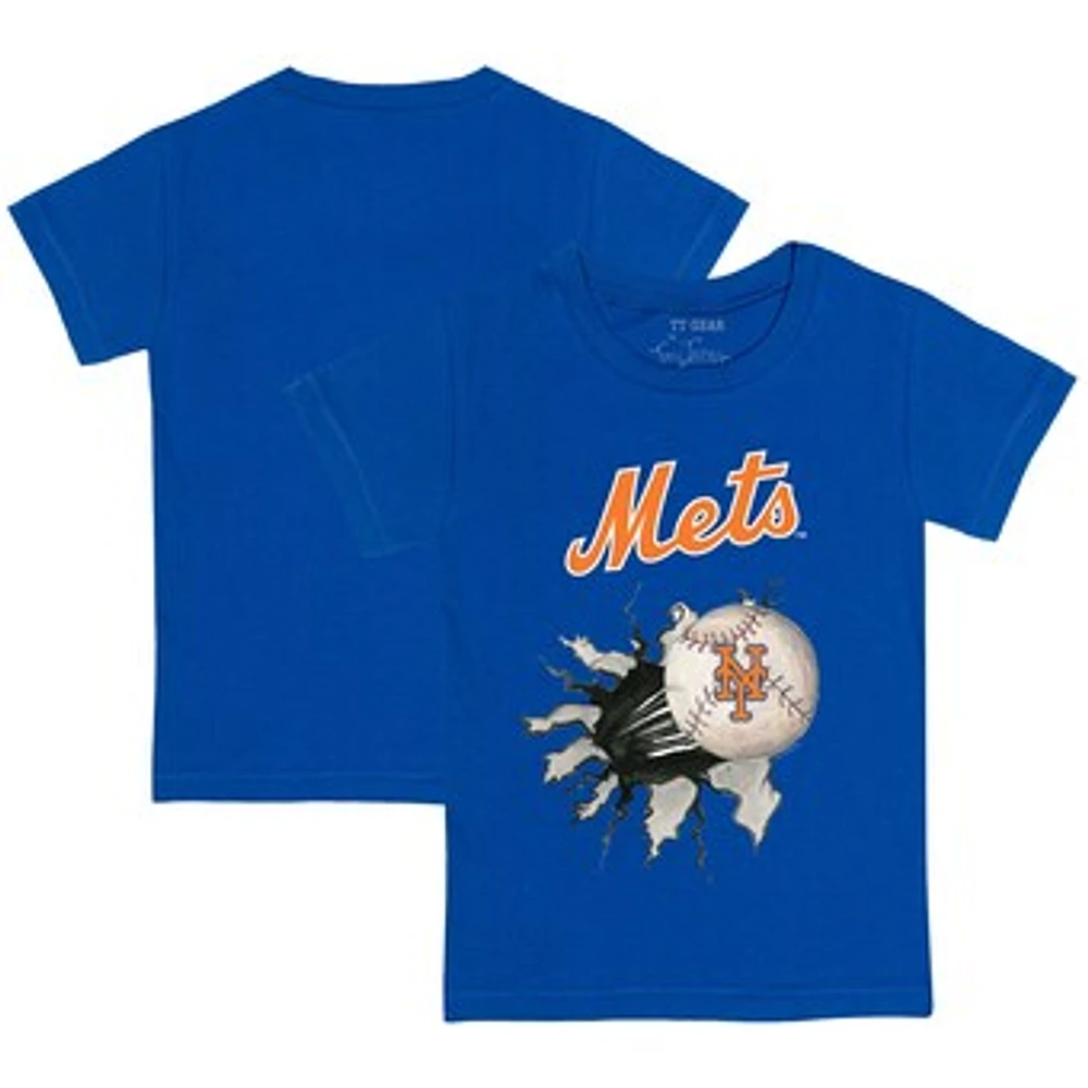 Infant Tiny Turnip Royal New York Mets Baseball Tear T-Shirt