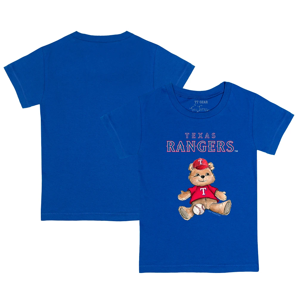Infant Tiny Turnip Royal Texas Rangers Teddy Boy T-Shirt