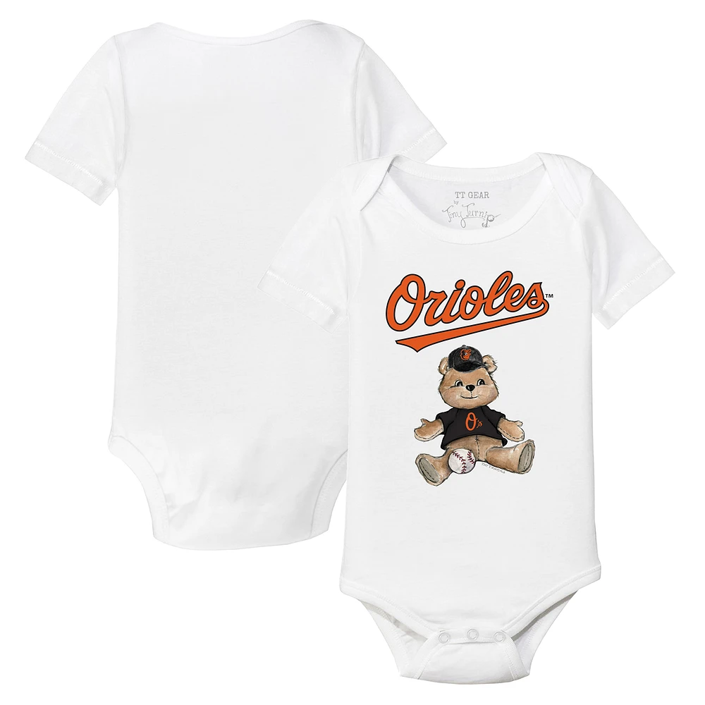 Infant Tiny Turnip Baltimore Orioles Teddy Boy Bodysuit