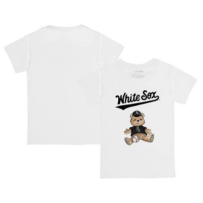 Infant Tiny Turnip White Chicago Sox Teddy Boy T-Shirt
