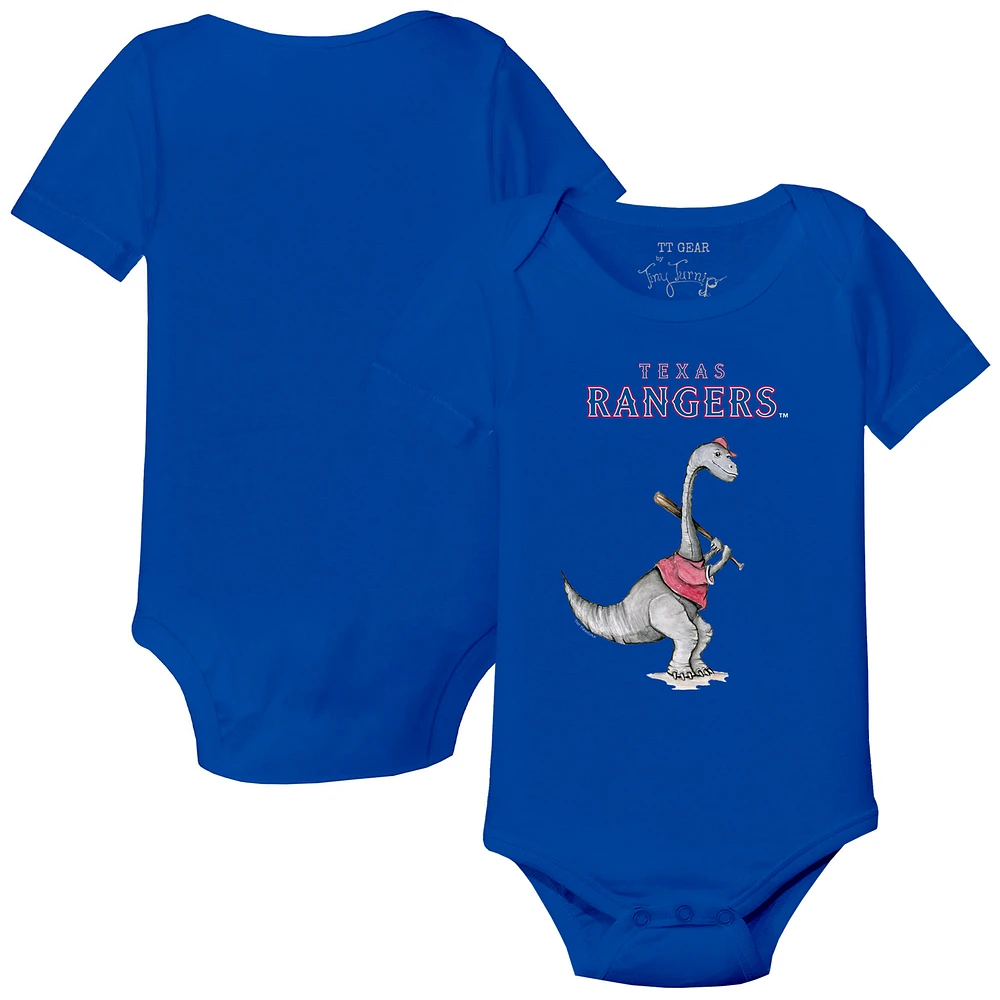 Infant Tiny Turnip Royal Texas Rangers Bronto Bodysuit