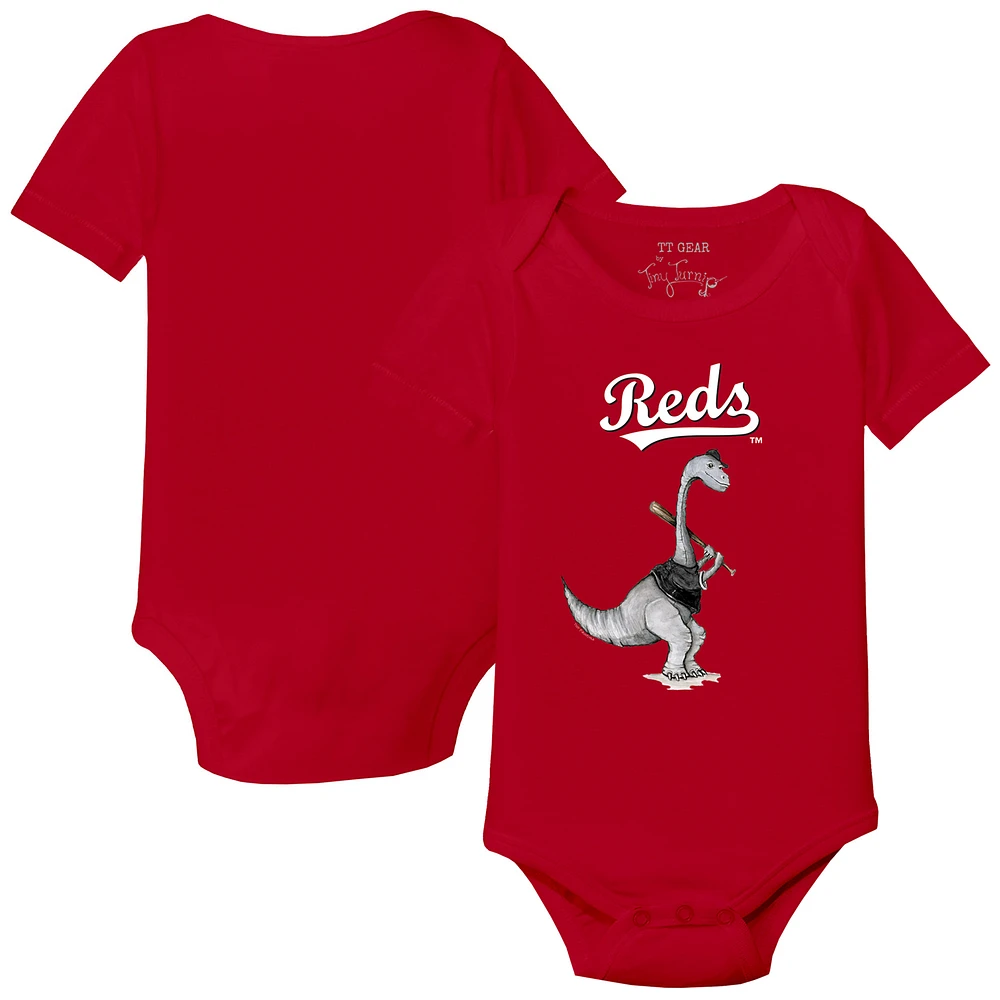 Infant Tiny Turnip Red Cincinnati Reds Bronto Bodysuit