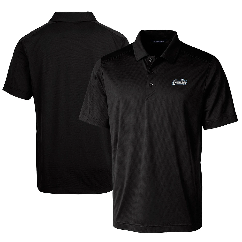 Men's Cutter & Buck Black UCF Knights Citronaut Prospect Textured Stretch Polo