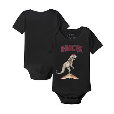 Infant Tiny Turnip Black Arizona Diamondbacks TT Rex Bodysuit