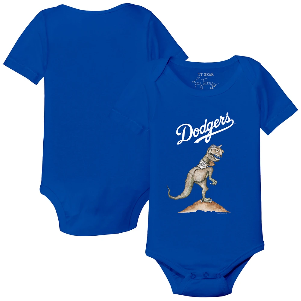 Infant Tiny Turnip Royal Los Angeles Dodgers TT Rex Bodysuit