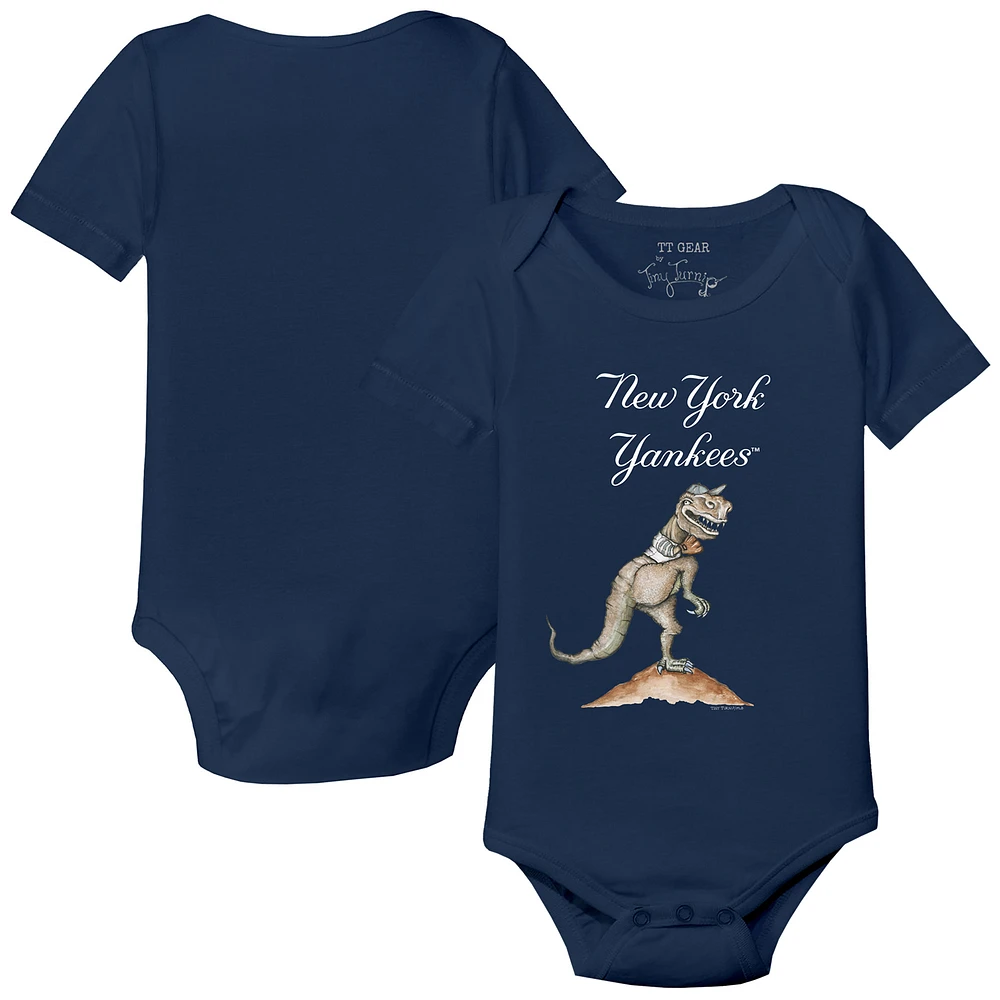 Infant Tiny Turnip Navy New York Yankees TT Rex Bodysuit