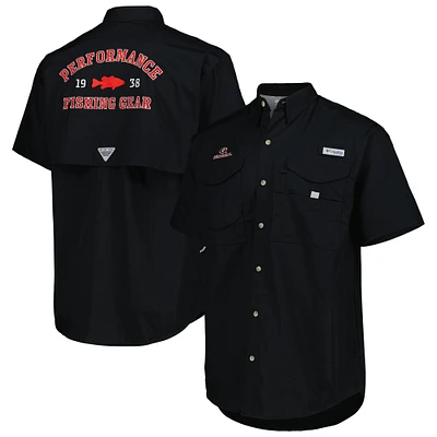Men's Columbia Black Georgia Bulldogs Bonehead Button-Up Shirt