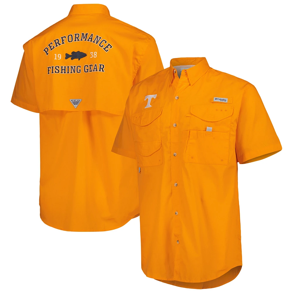 Men's Columbia Tennessee Orange Volunteers Bonehead Button-Up Shirt