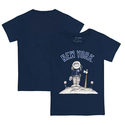 Toddler Tiny Turnip Navy New York Yankees Astronaut T-Shirt
