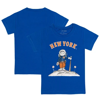 Toddler Tiny Turnip Royal New York Mets Astronaut T-Shirt