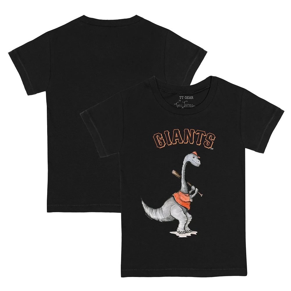 Toddler Tiny Turnip Black San Francisco Giants Bronto T-Shirt