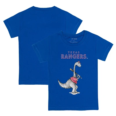 Toddler Tiny Turnip Royal Texas Rangers Bronto T-Shirt