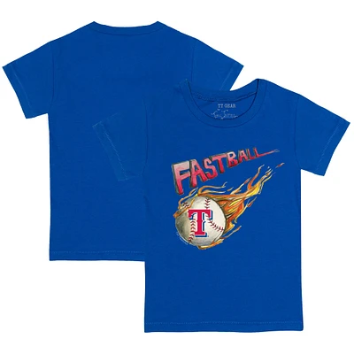 Toddler Tiny Turnip Royal Texas Rangers Fastball T-Shirt