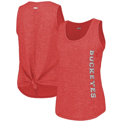 Women's Columbia Scarlet Ohio State Buckeyes Cades Cape Omni-Wick Tri-Blend Tank Top