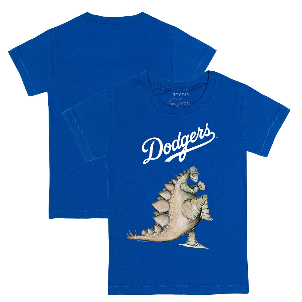 Toddler Tiny Turnip Royal Los Angeles Dodgers Stega T-Shirt