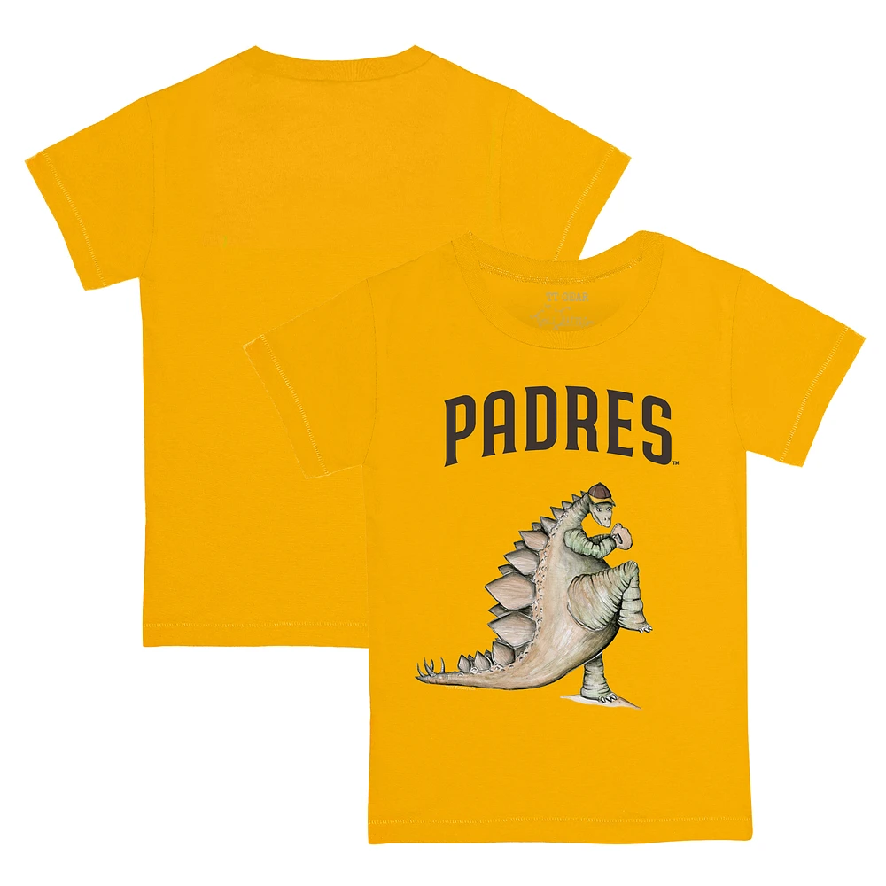 Toddler Tiny Turnip Gold San Diego Padres Stega T-Shirt