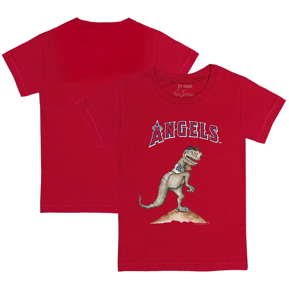 Toddler Tiny Turnip Red Los Angeles Angels TT Rex T-Shirt