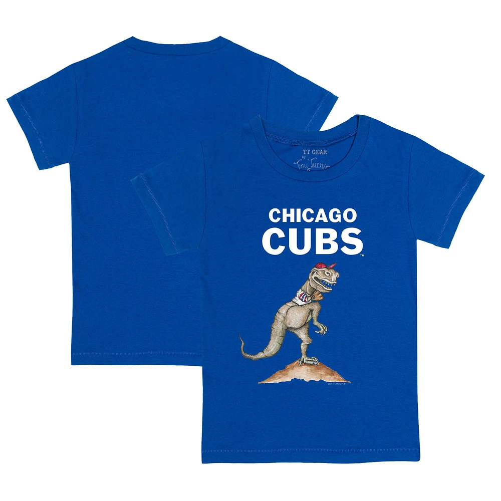 Toddler Tiny Turnip Royal Chicago Cubs TT Rex T-Shirt