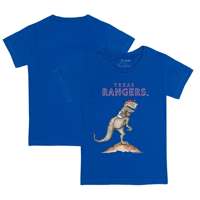 Toddler Tiny Turnip Royal Texas Rangers TT Rex T-Shirt