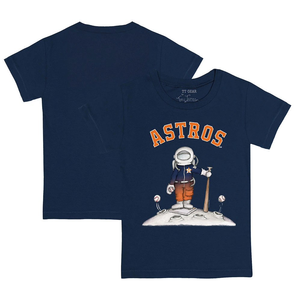 Youth Tiny Turnip Navy Houston Astros Astronaut T-Shirt