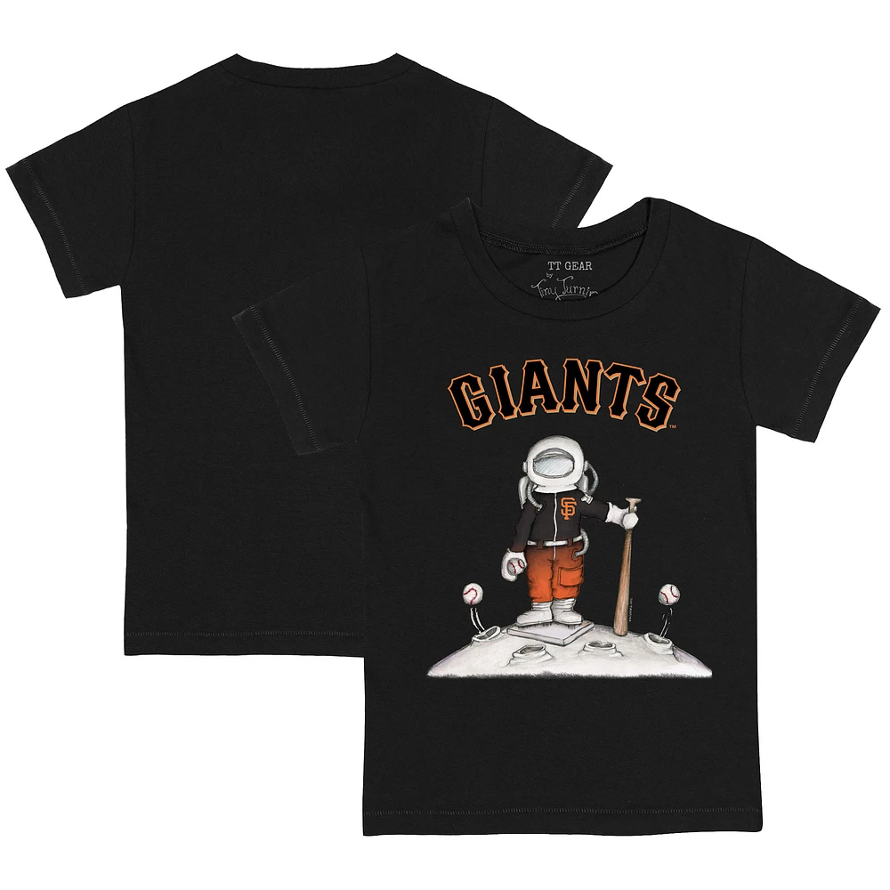 Youth Tiny Turnip Black San Francisco Giants Astronaut T-Shirt