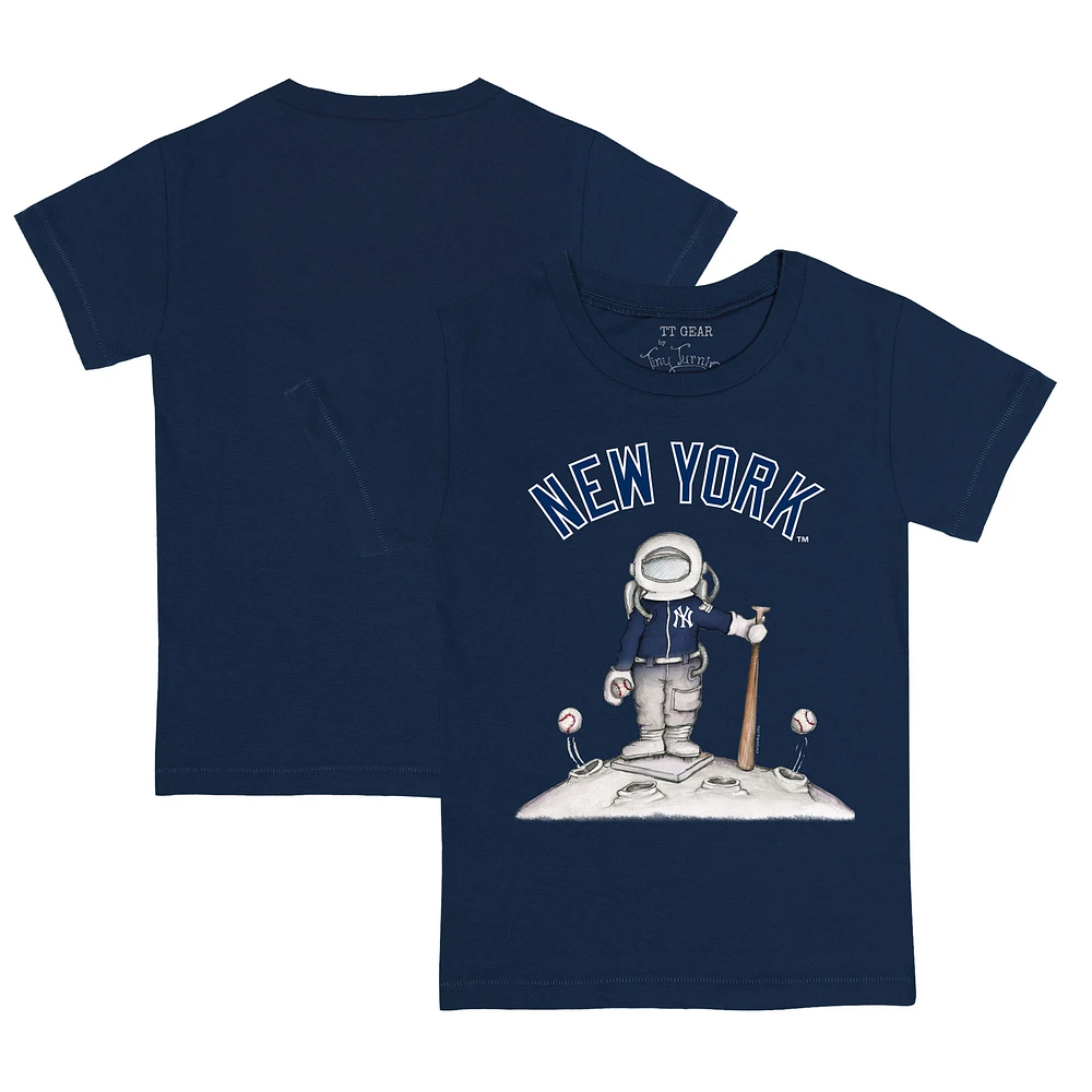Youth Tiny Turnip Navy New York Yankees Astronaut T-Shirt