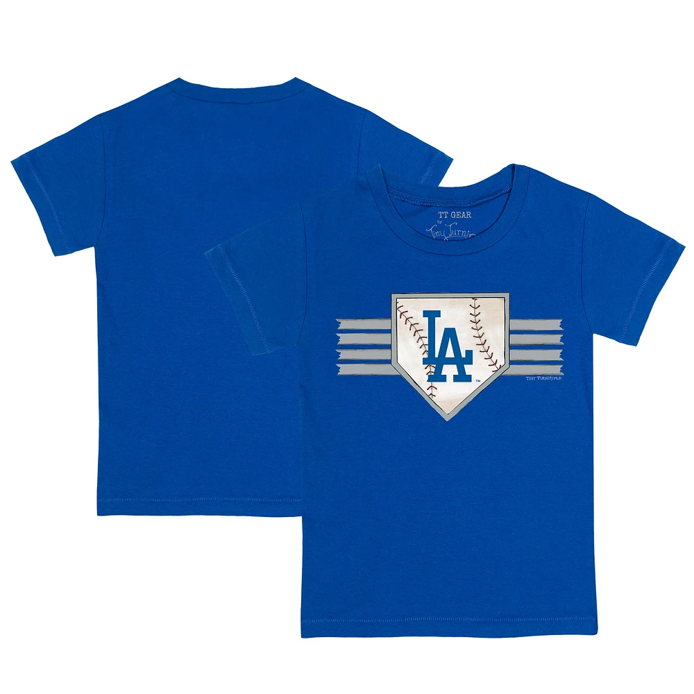 Youth Tiny Turnip Royal Los Angeles Dodgers Base Stripe T-Shirt