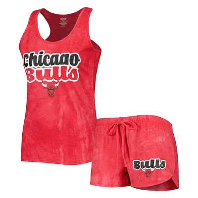 Women's Concepts Sport Red Chicago Bulls Billboard Tank Top & Shorts Sleep Set