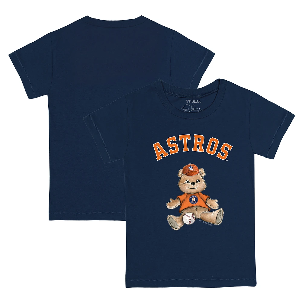 Youth Tiny Turnip Navy Houston Astros Teddy Boy T-Shirt