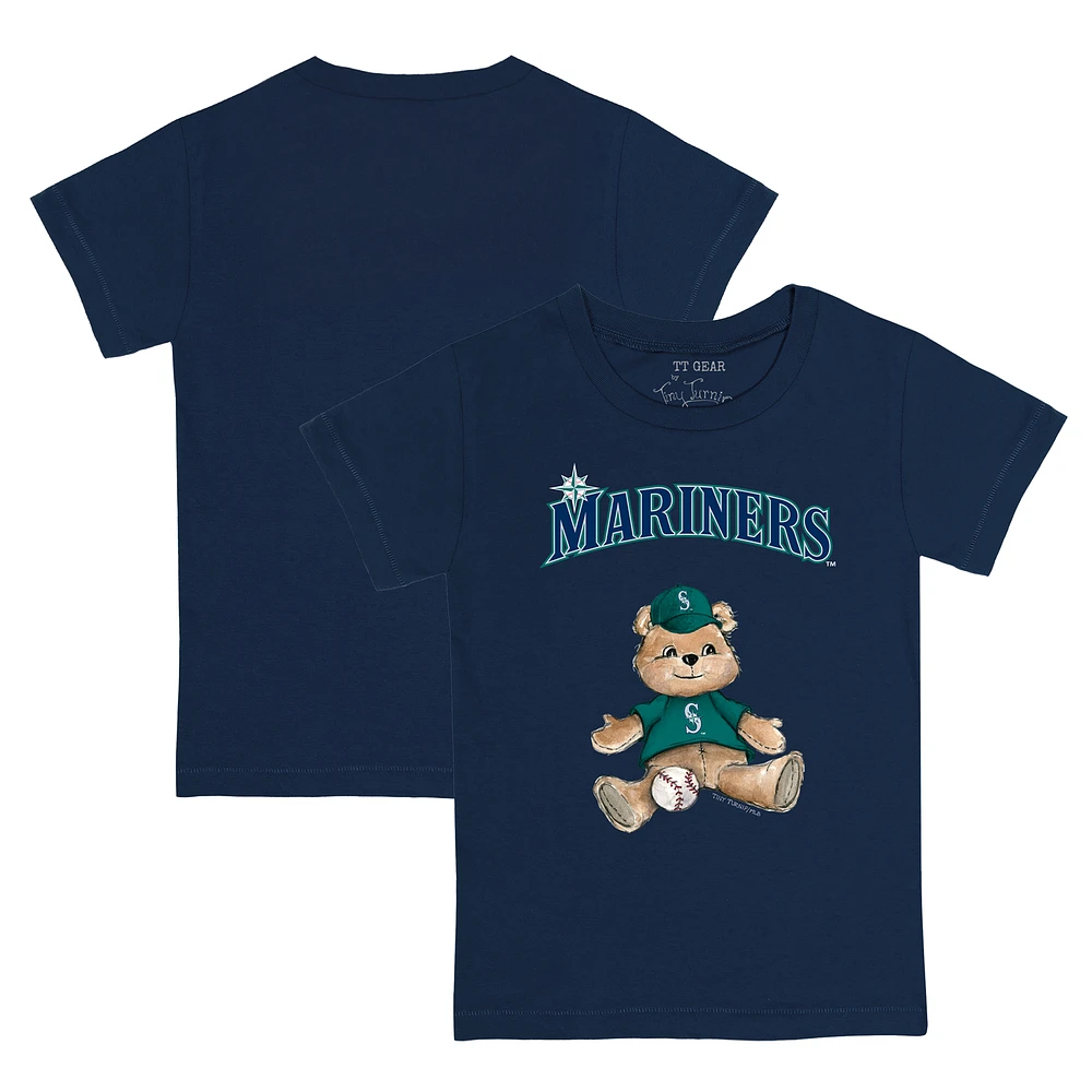 Youth Tiny Turnip Navy Seattle Mariners Teddy Boy T-Shirt