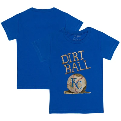 Youth Tiny Turnip Royal Kansas City Royals Dirt Ball T-Shirt