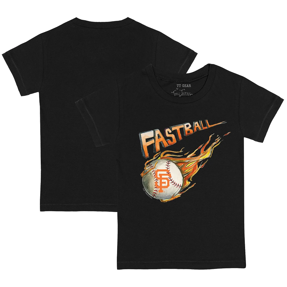 Youth Tiny Turnip Black San Francisco Giants Fastball T-Shirt