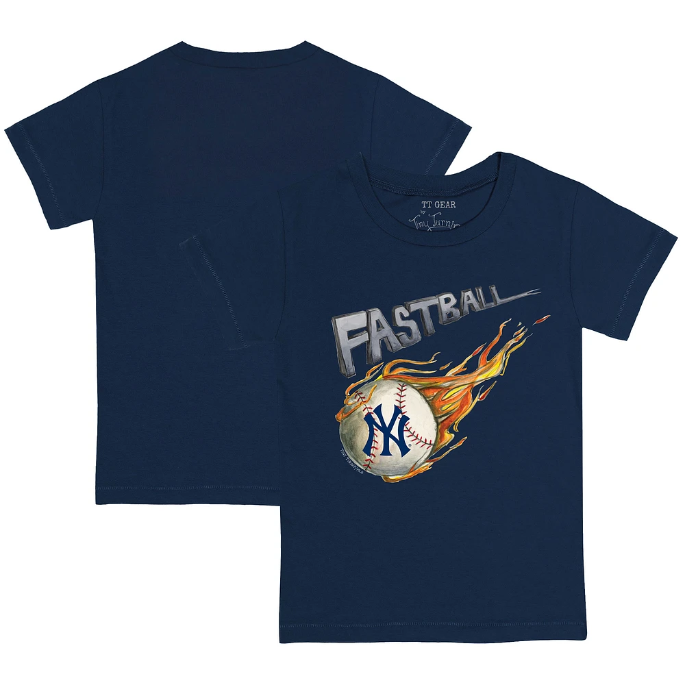 Youth Tiny Turnip Navy New York Yankees Fastball T-Shirt