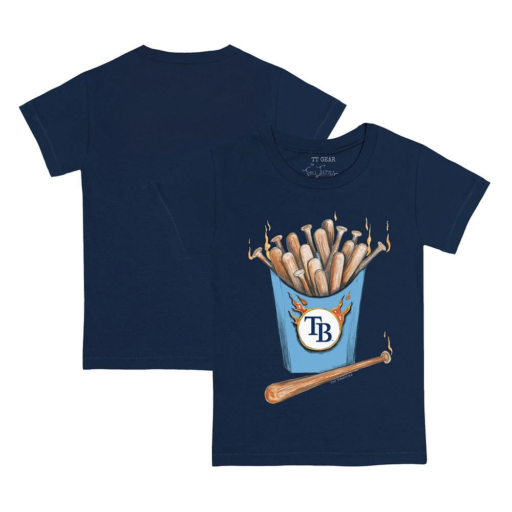 Youth Tiny Turnip Navy Tampa Bay Rays Hot Bats T-Shirt