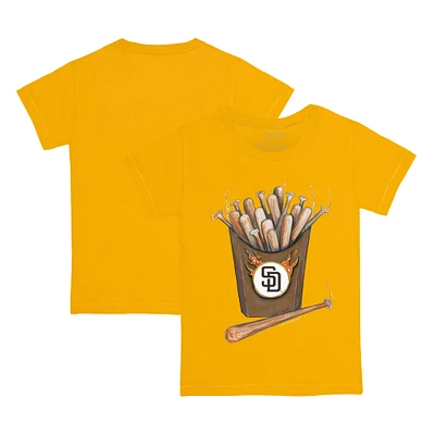 Youth Tiny Turnip Gold San Diego Padres Hot Bats T-Shirt